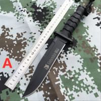Тактически нож Columbia BLACK TACTICAL за самозащита лов 30,5см, снимка 2 - Ловно оръжие - 44809760