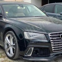 Преден лип спойлер за Ауди Audi А8 D4 Д4 preface lift, снимка 5 - Тунинг - 32047488