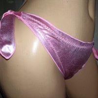 Violetta M- Бански монокини кожен ефект в розово, снимка 2 - Бански костюми - 40521949