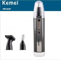 Kemei KM-6631 3 в 1 Безжичен Електрически тример за уши и нос , снимка 2 - Тримери - 38309863