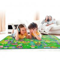 Детска постелка за игра 1см – килим двулицев, снимка 5 - Други - 30085442