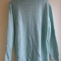 3XL Небесносин  пуловер  , снимка 3 - Блузи с дълъг ръкав и пуловери - 30592488