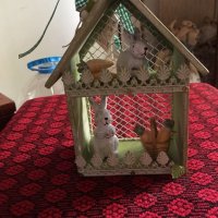 Къща с две зайчета , снимка 1 - Декорация за дома - 29220048