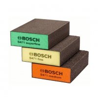 Шкурка Bosch върху гъба за ръчно шлайфане 97х69 мм, 3 бр., снимка 1 - Други инструменти - 34959691