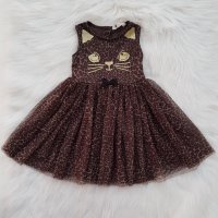 Детска тюлена рокля H&M тигров принт 3-4 години, снимка 7 - Детски рокли и поли - 37089203
