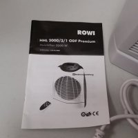 Вентилаторна печка ROWI HHL2000/3/1 ODF Premium, снимка 3 - Отоплителни печки - 29462731