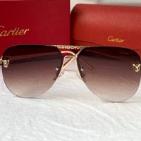Cartier 2023 мъжки слънчеви очила авиатор унисекс дамски слънчеви очила, снимка 6 - Слънчеви и диоптрични очила - 42830162