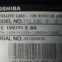 Toshiba Satellite – L300-12K, снимка 7 - Части за лаптопи - 31633170