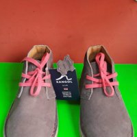 Английски детски обувки естсетвен велур-KANGOL 3 цвята, снимка 2 - Детски обувки - 31759426