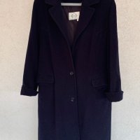 Право тъмносиньо палто -вълна,кашмир, снимка 4 - Палта, манта - 34274060