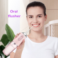 Портативен зъбен душ с 3 режима на действие и мощна водна струя / Цвят: Розов, снимка 3 - Други - 44806958
