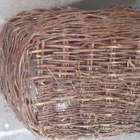 Стара плетена кошница-10лв, снимка 3 - Други - 42864096