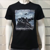 Нова мъжка тениска на музикалната група Iron Maiden – The Writing On The Wall , снимка 5 - Тениски - 35623284
