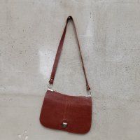 Стара Дамска кожена чанта Балкан, снимка 1 - Антикварни и старинни предмети - 42357492