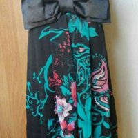Кокетна рокля с панделка ПРОМОЦИЯ👗🍀S,S/M👗🍀арт.012, снимка 1 - Рокли - 29800422