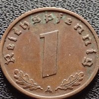 Две монети 1 райхспфенинг 1940г. Трети райх с СХВАСТИКА редки за КОЛЕКЦИЯ 3682, снимка 2 - Нумизматика и бонистика - 40637877