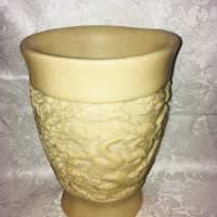 старинна ръчно гравирана азиатска ваза , снимка 5 - Вази - 31757155