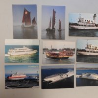 Лот 9 картички кораби платноходки фериботи, снимка 1 - Филателия - 38457395