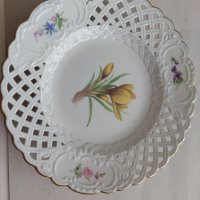  Фирма Майсен''Meissen Porcelain''чинийки за сладко и декорация, снимка 10 - Чинии - 42216690