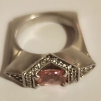 Сребърен пръстен , снимка 2 - Пръстени - 40393599