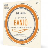 Струни за банджо D’addario ЕJ61, снимка 1 - Струнни инструменти - 30476623