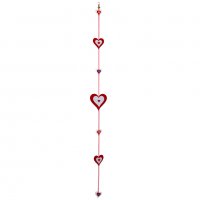 Висяща украса сърца - комплект за шиене от филц, снимка 6 - Други - 23433724
