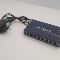 +Гаранция! Switch Суич Netgear FS108, снимка 1 - Суичове - 39506744