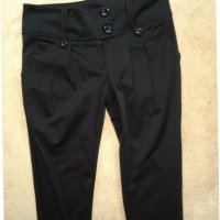 Черен прав панталон тип цигара , снимка 3 - Панталони - 29247964