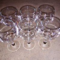 Комплект стари чаши за вино/аперитив - 7 бр. , снимка 4 - Антикварни и старинни предмети - 42275665
