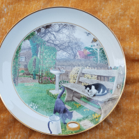 Порцелан HUMMEL чиния, снимка 2 - Антикварни и старинни предмети - 44673814