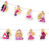 Барби Barbie парти гирлянд банер украса декор рожден ден, снимка 1 - Други - 42691690