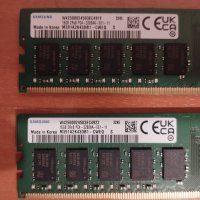 DDR4 32Gb ECC - (2 x 16Gb) Samsung PC4-25600E 3200MHz, снимка 2 - RAM памет - 40228879
