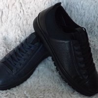 Обувки естествена кожа,  два цвята, код 229/ББ1/68, снимка 2 - Спортно елегантни обувки - 26167827