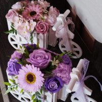 Колела със сапунени цветя , снимка 10 - Подаръци за жени - 40282902