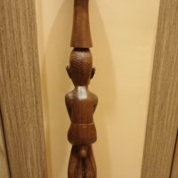 Абаносов бастун с африкански мотив, снимка 4 - Други ценни предмети - 35188866