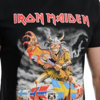 Нова мъжка тениска с дигитален печат на музикалната група IRON MAIDEN, Викинг, снимка 2 - Тениски - 37697135