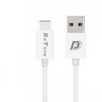 Нов кабел USB Type-C DeTech, 1 метър, снимка 1 - USB кабели - 29550107