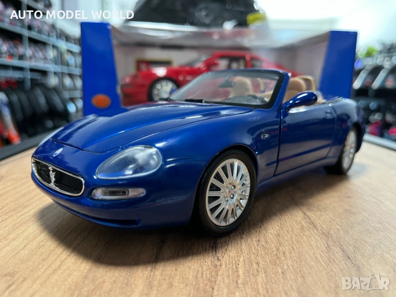 Чисто нова метална колекционерска количка MASERATI SPYDER 2000г.1:18, снимка 1