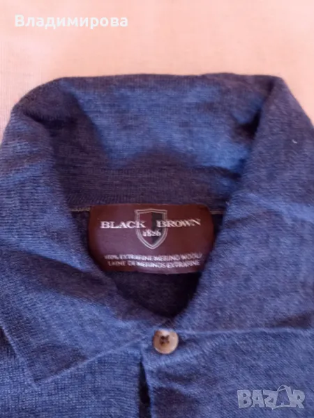 Black & Brown пуловер 100% мерино, снимка 1