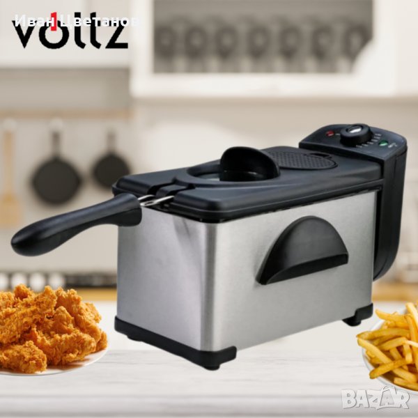 Фритюрник Voltz ,  2 ГОДИНИ ГАРАНЦИЯ, снимка 1