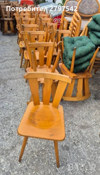 Дървени столове А110, снимка 1