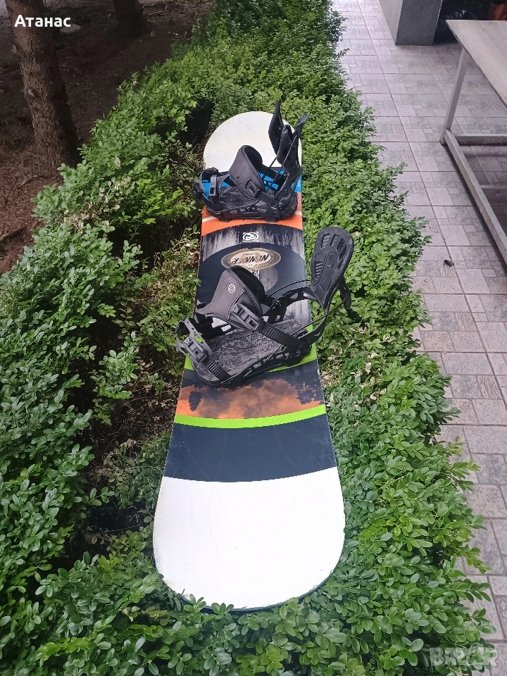 Сноуборд Nidecker Flow W162 + автомати Flow, снимка 1