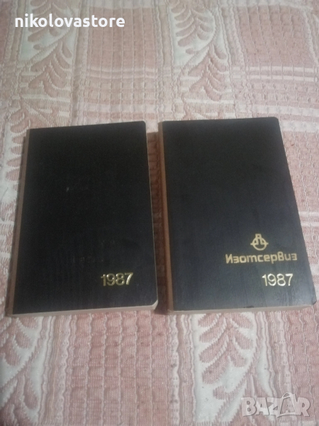 2 луксозни тефтера от 1987 ПРОМО, снимка 1
