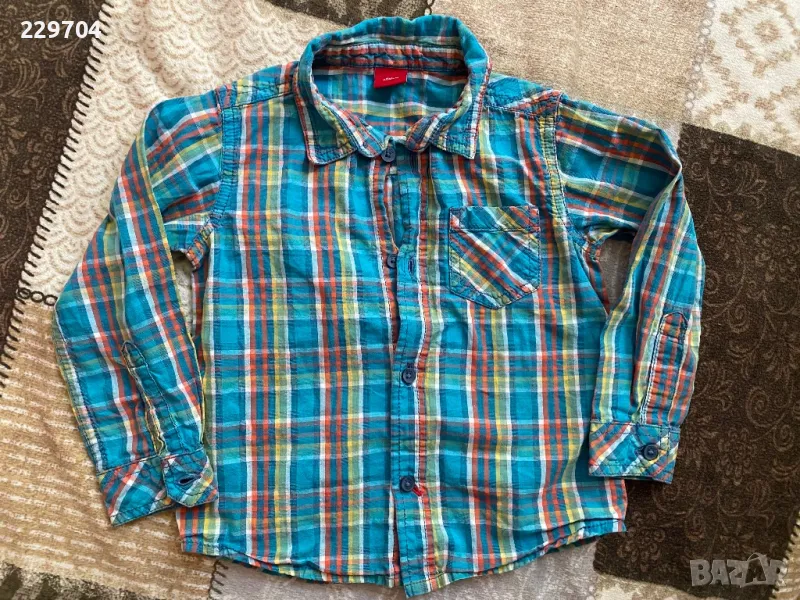 Детска памучна ризка s. Oliver 92см, снимка 1