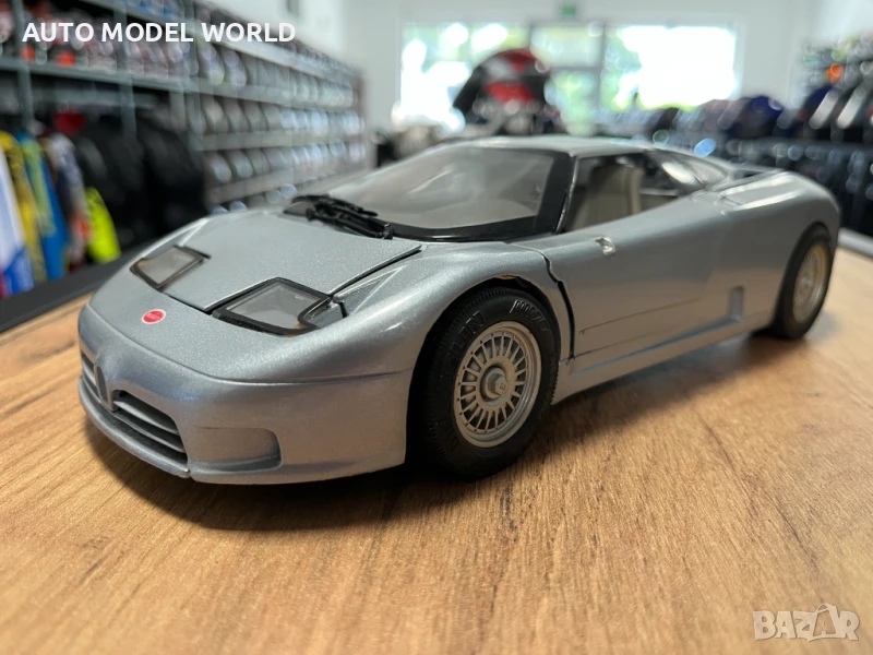 BBUARGO метален колекционерски модел BUGGATI EB 110 1:18 мащаб, снимка 1