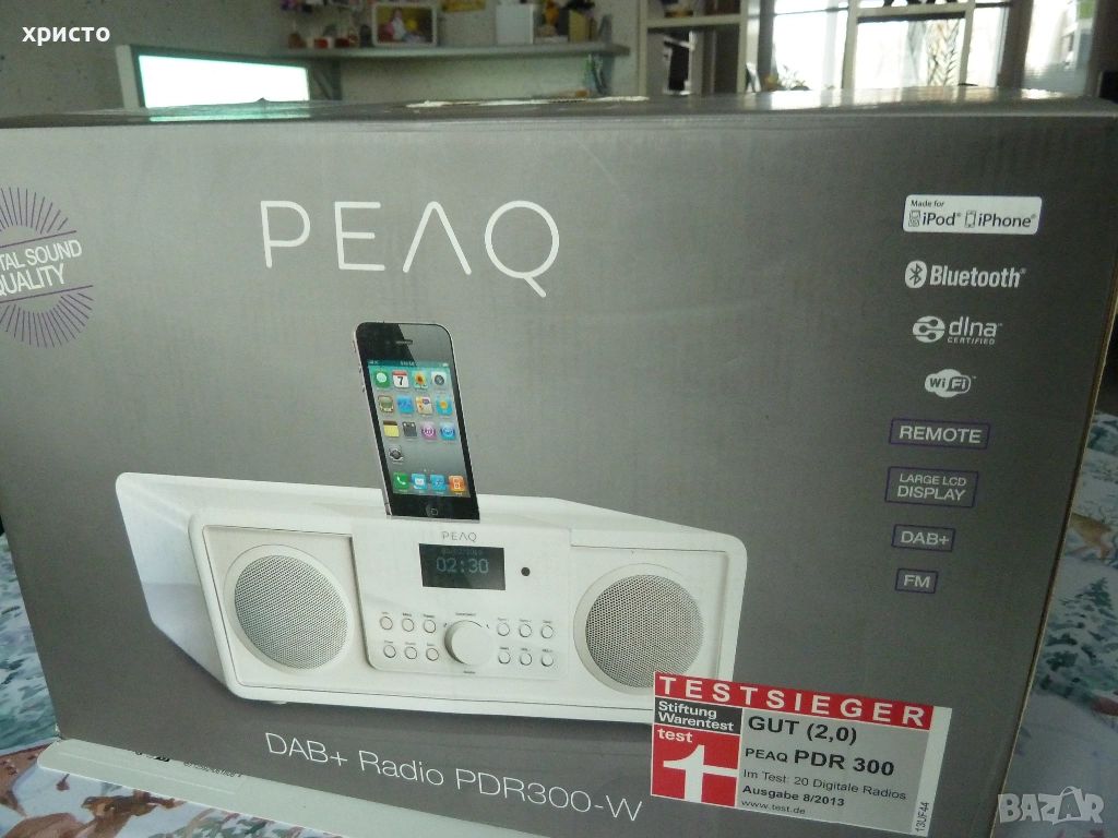интернет радио с блутут Peaq PDR-300, снимка 1
