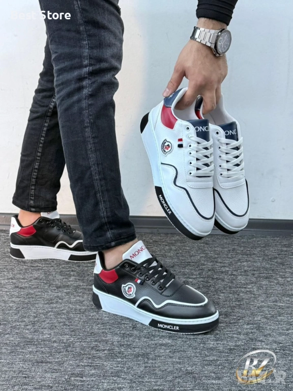 Moncler Мъжки Маратонки Два Цвята 40-44 Номер , снимка 1