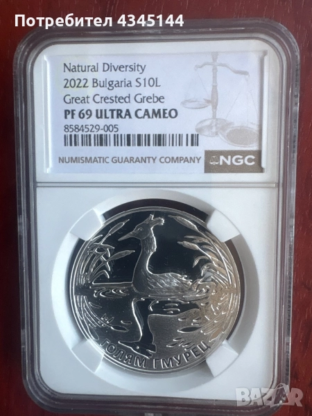 10 лева “Голям гмурец”, снимка 1