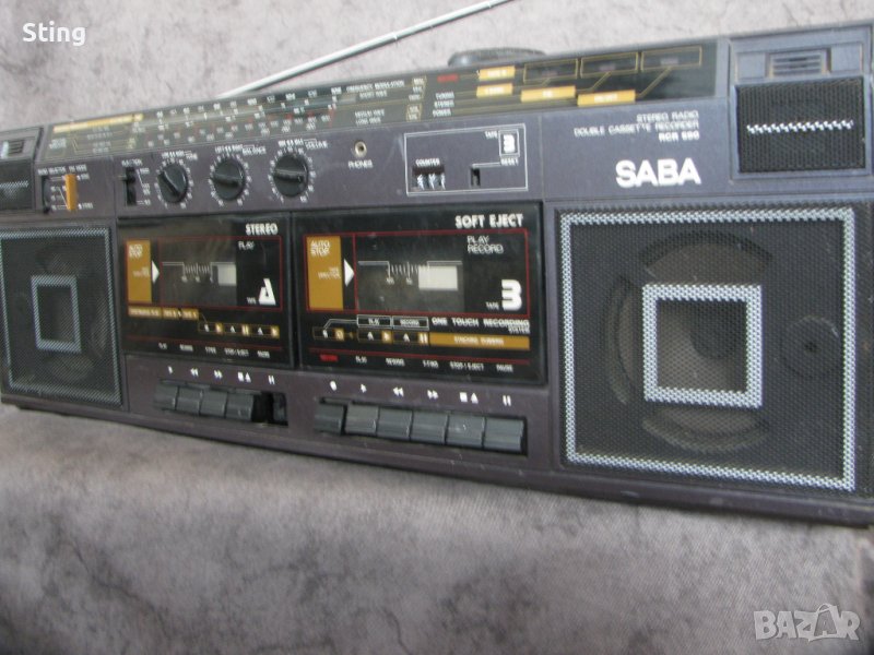 SABA RCR 590 Радиокасетофон от 70 те, снимка 1