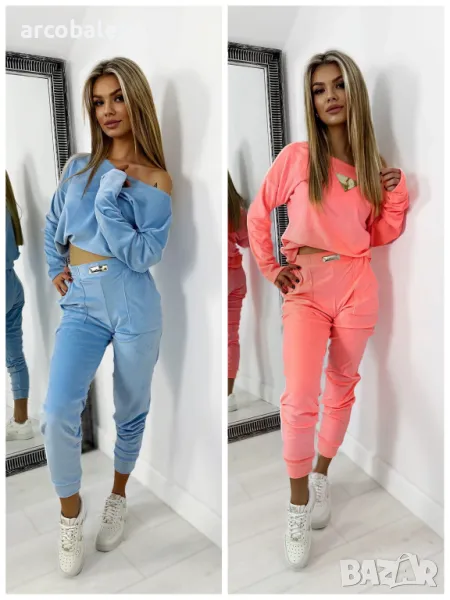 Amber Sky Дамски моден преходен комплект от две части, 2цвята , снимка 1